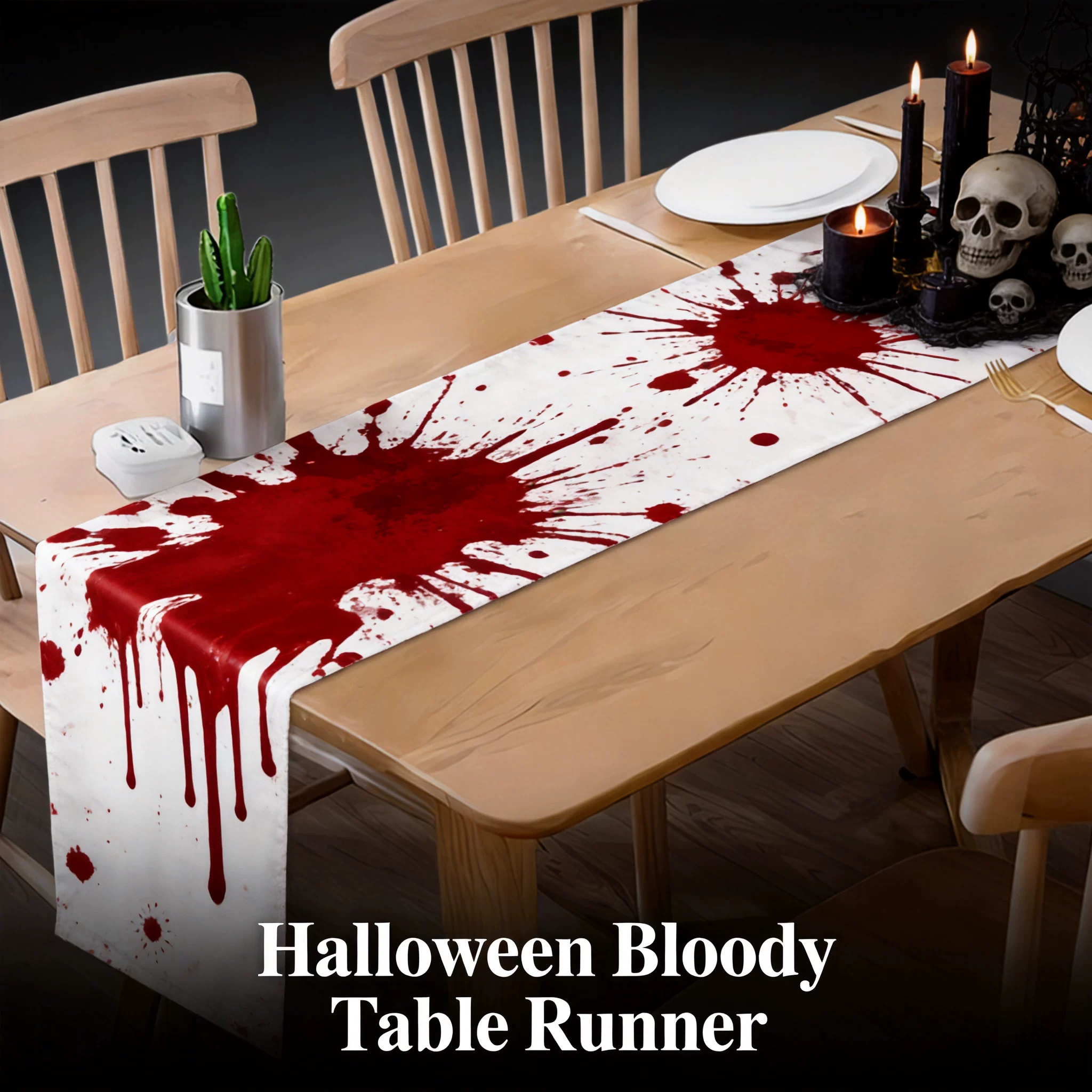 01 main halloween bloody table runner