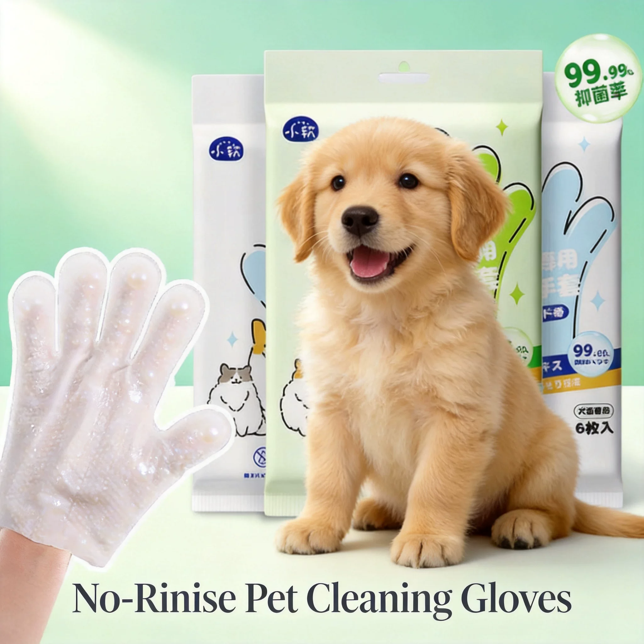 01 main no rinse pet cleaning gloves
