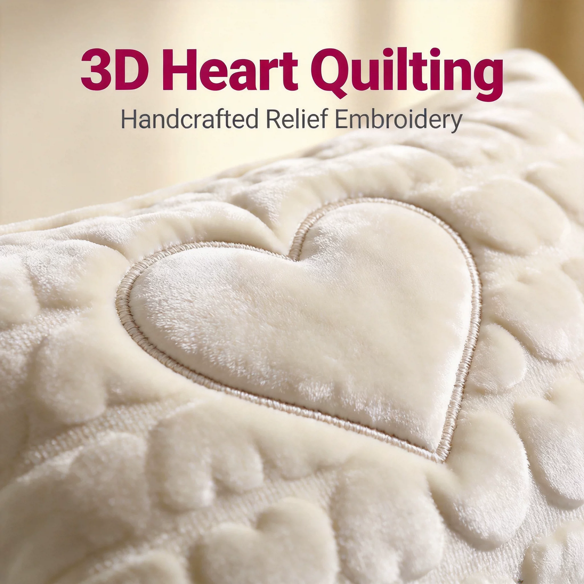 02 detail 3d heart quilting